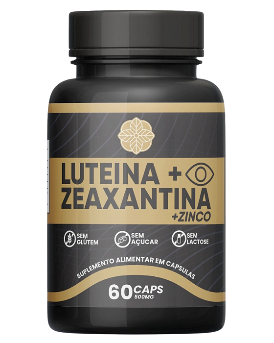 Luteína + Zeaxantina + Zinco 500mg 60 Cápsulas Saúde dos Olhos e Proteção da Visão