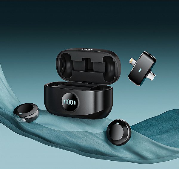 Microfone de Lapela Bell M2, marca FAM modelo FCA-BM02
