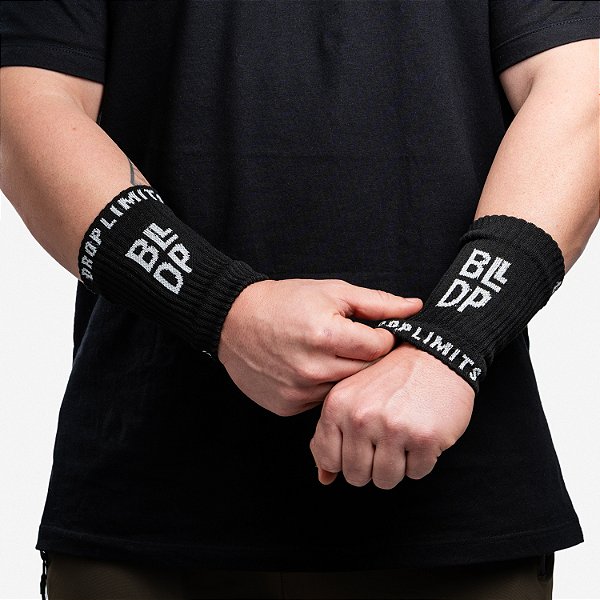 Munhequeira Canelada Preta Bulldrop