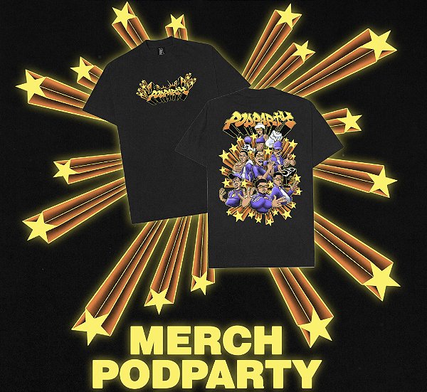Camiseta Merch PodParty PodPah