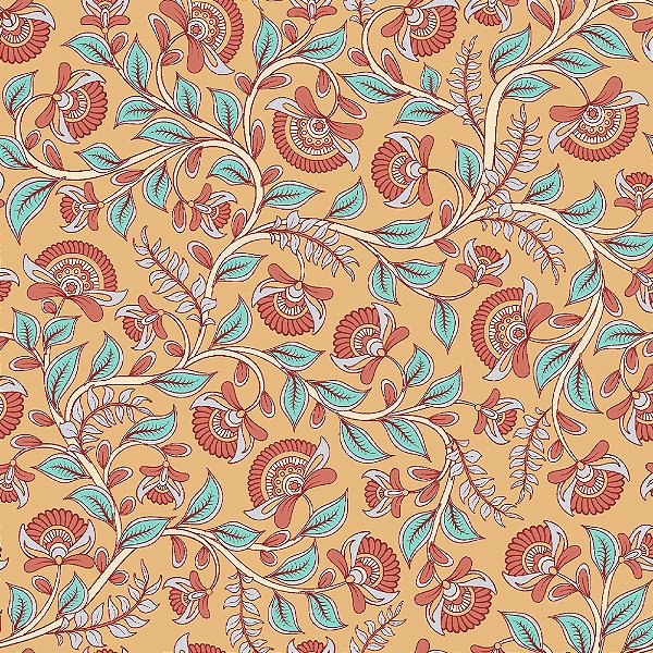 14910 - Kalamkari 10 Fat Quarter