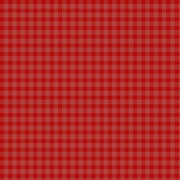 909312 - Xadrez Vermelho Claro Fat Quarter - Tecidos Fabricart