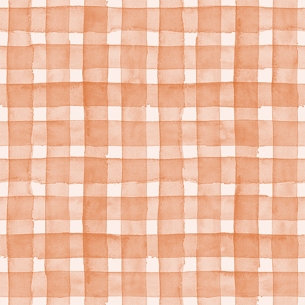 D1101  - Xadrez Aquarela Peach