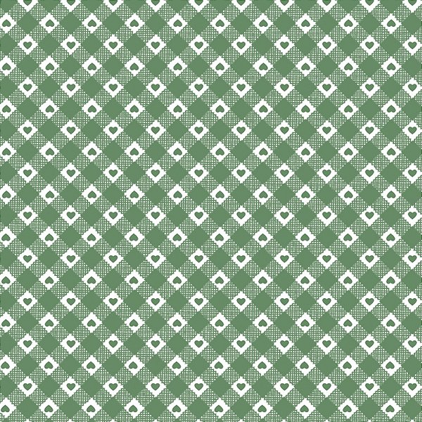 CR1010 - Coração Verde Oliva