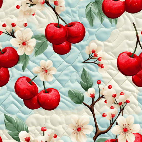 D1266 - Frutas Patch Cerejas