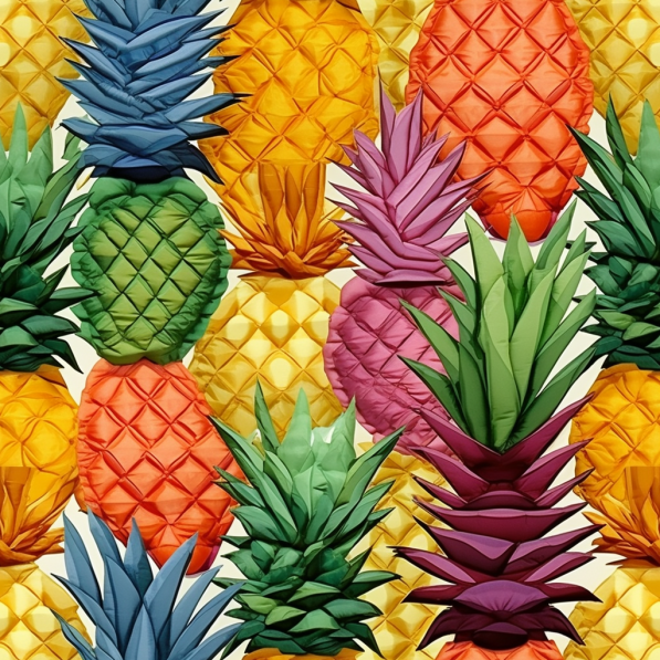D1264 - Frutas Patch Abacaxi