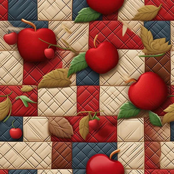 D1270 - Frutas Patch Maçãs