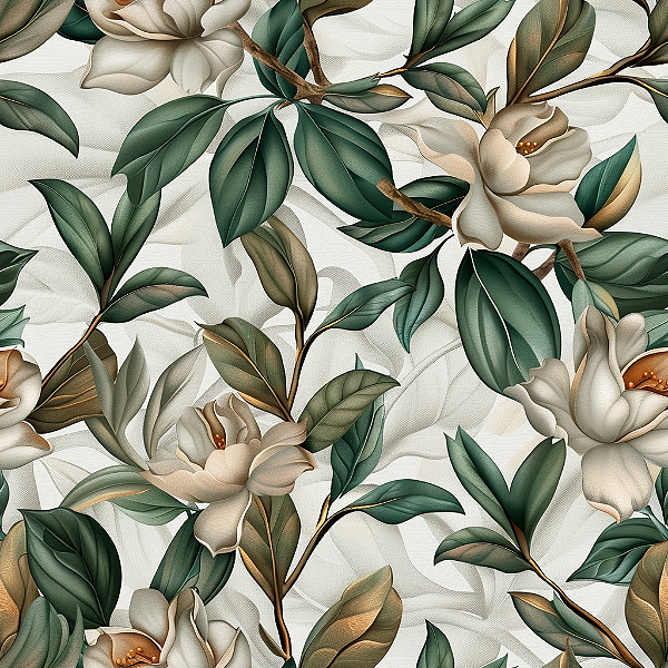 D1363 - Flores Lush Creme