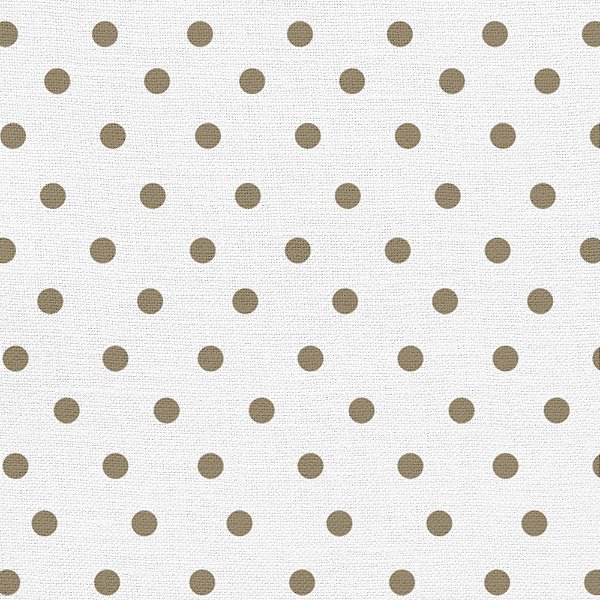 LE011 -  Linho Estampado Poá M Castanho