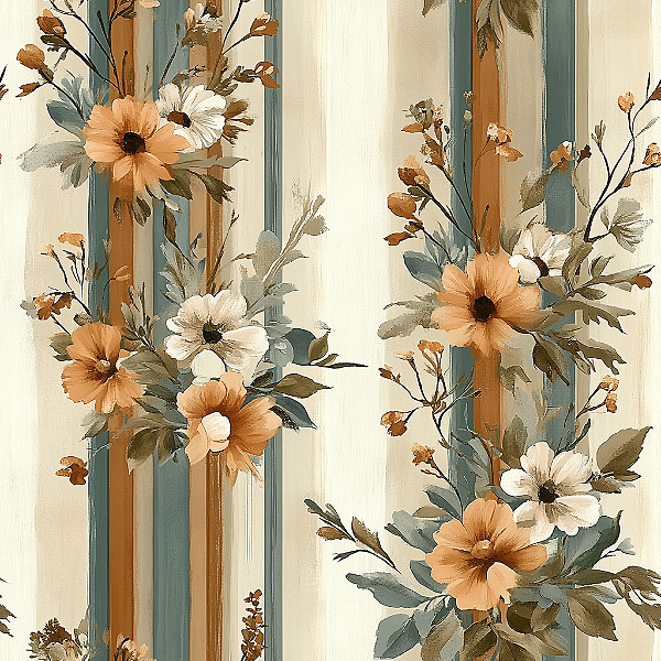 D1673 - SS Flor em Listras