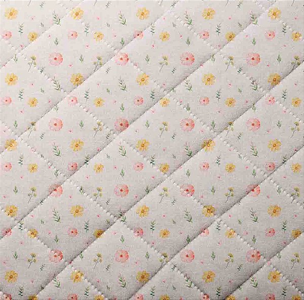 M049- Matelassê Flores Delicadas