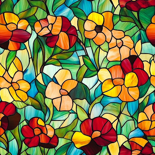 D1836 - Mosaico Vitral Verde