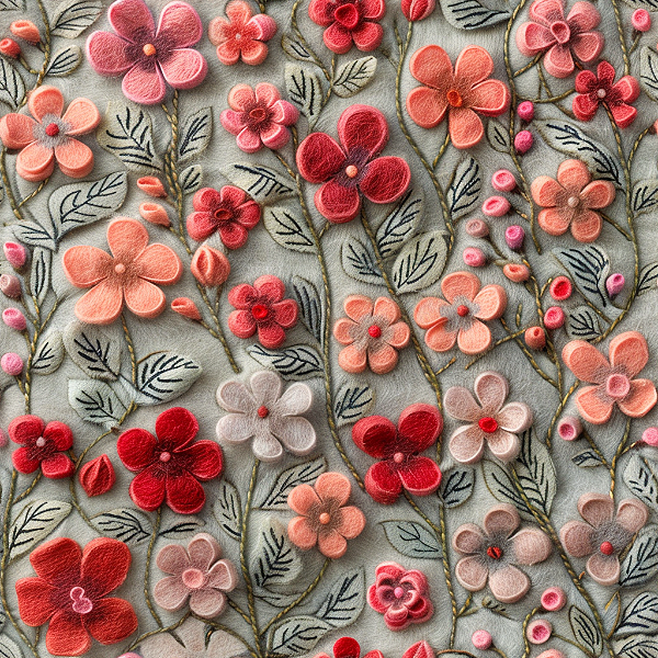 D1819 - Forget Me Not Vermelho