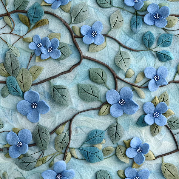 D1821 - Forget Me Not  Azul