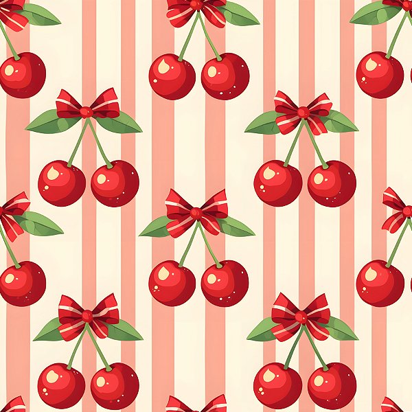 D1855 - Cherry Bow Listra Rosê