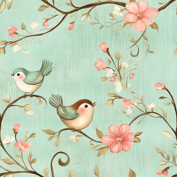 D1876 - Dreamy Passarinhos