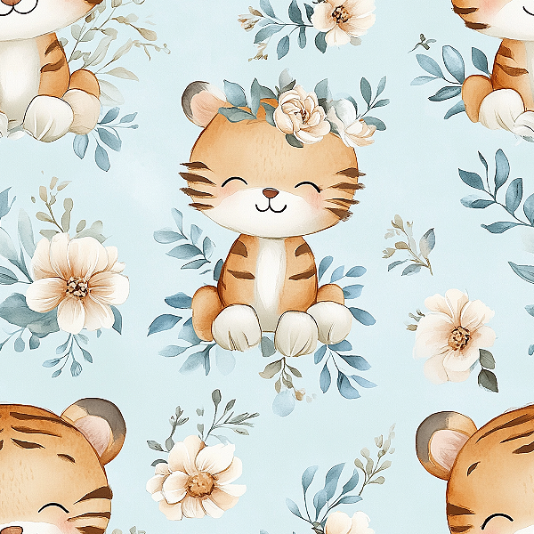D1865 - Cute Safari Tigre