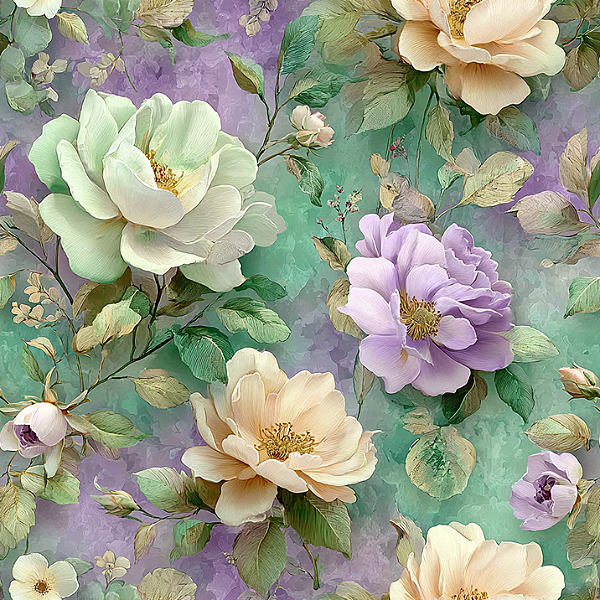 D1940 - Flor Lilás Purple Life