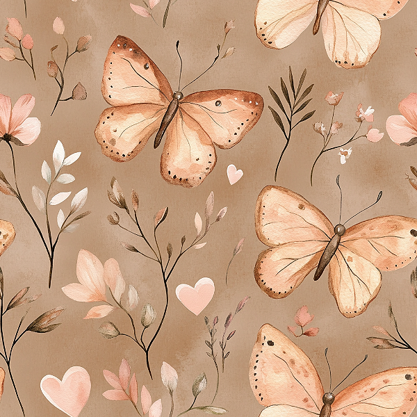 D2100 - Butterbrown Borboletas