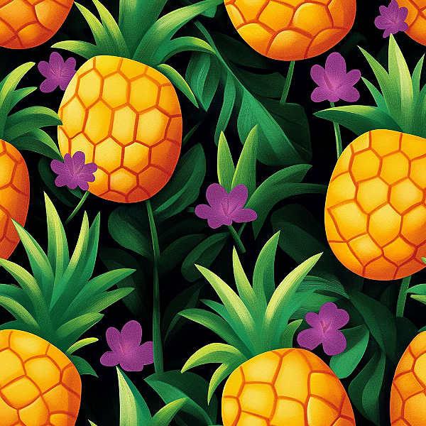 D2114 - Frutas Brilhantes Abacaxis