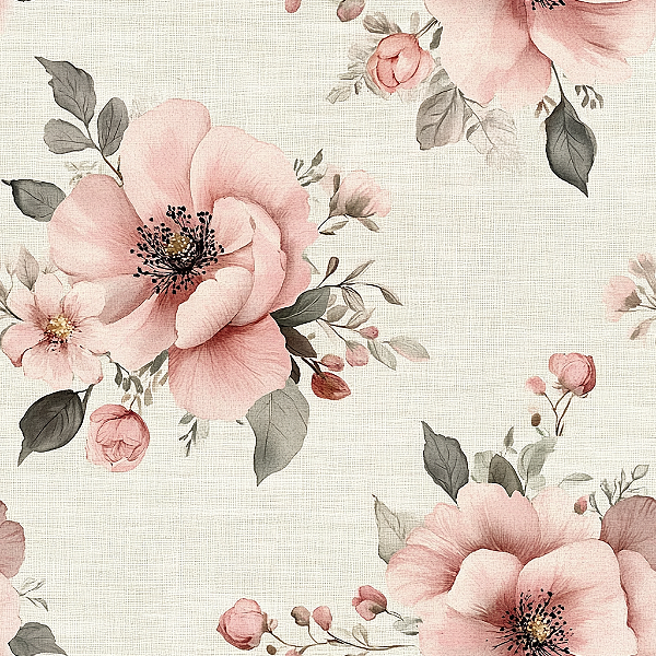 D2140 - Pale Pink Papoulas GRandes