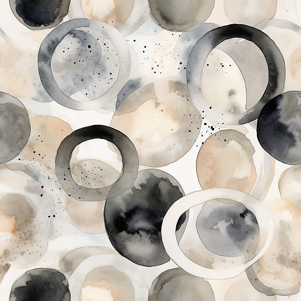 D2197 - Dusty Black Círculos