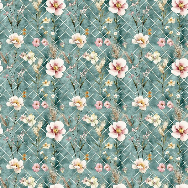 D2285 - Marrocan Flor Verde