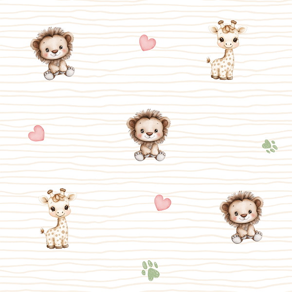 FLE022 - SS Safari Rosa FLANELA