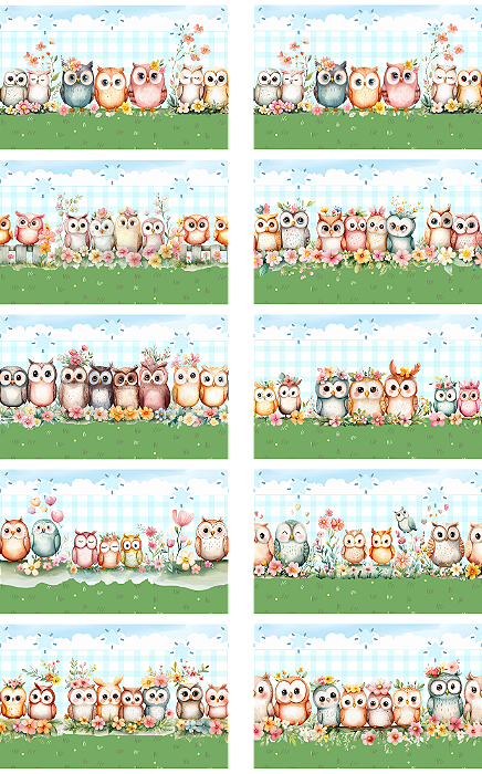 D1972 -Barrado Corujas no Jardim