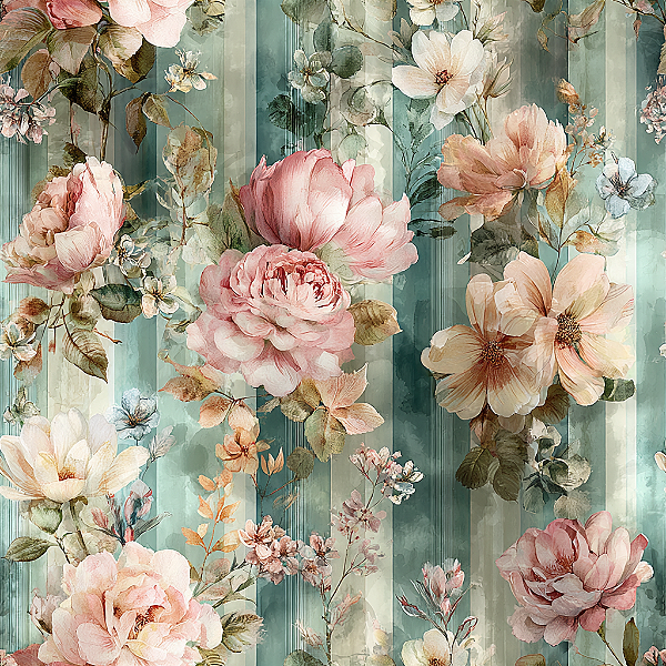 D2308 - Acqua Retrô Flor Listrada