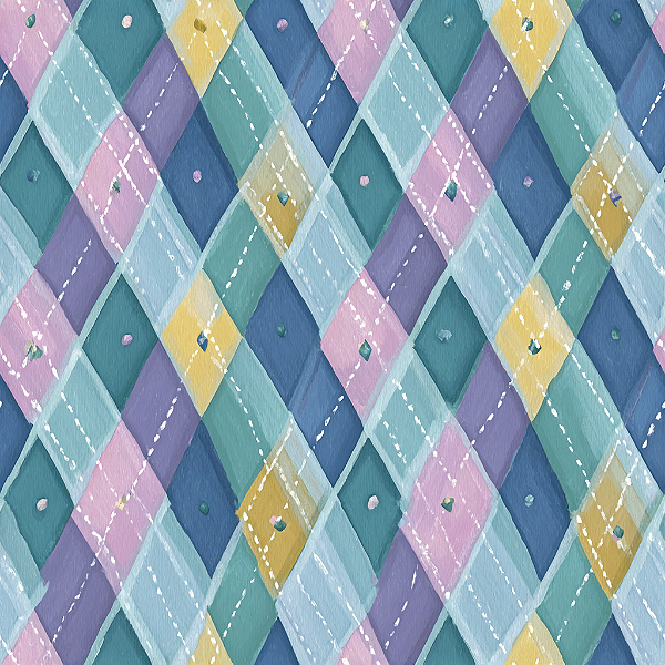 D2326 - Feathers Flora Losangos