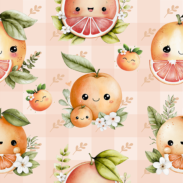 D2337 - Frutinhas Kawaii 2 Laranjas