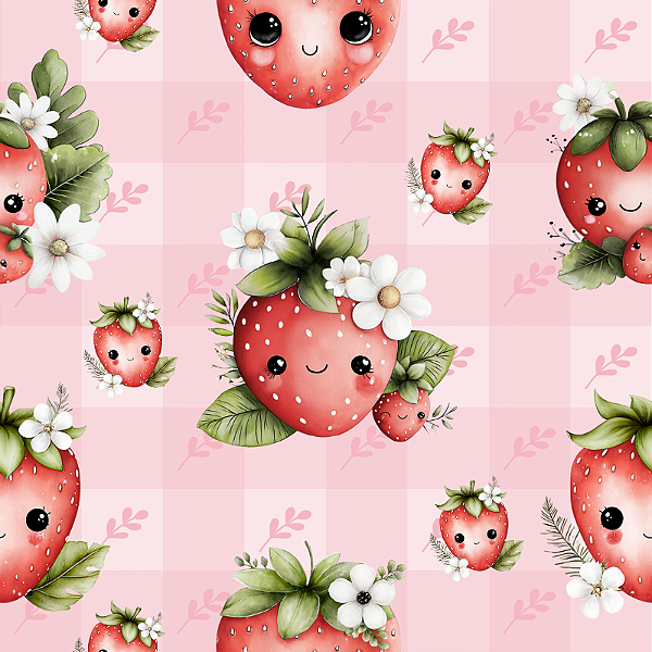 D2336 - Frutinhas Kawaii 2 Morangos