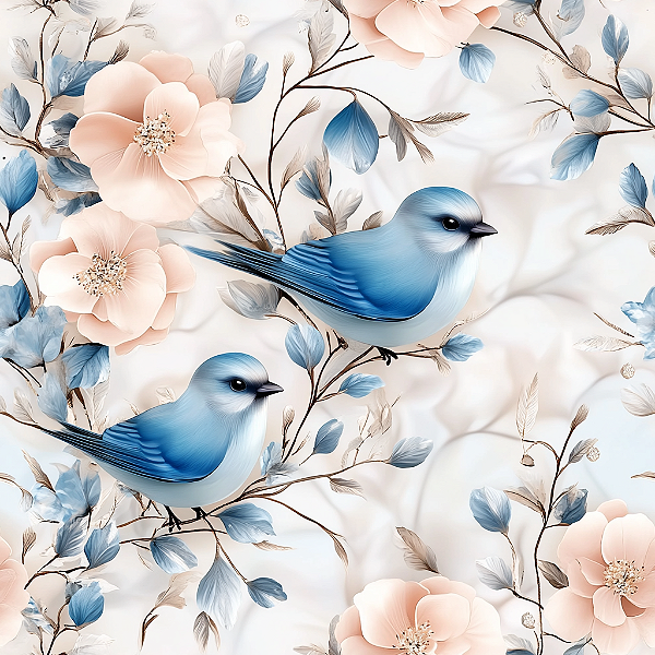 D2356 - Wonderful Roses Pássaros