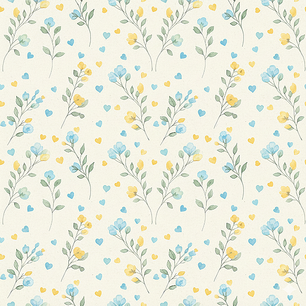 D2522 - Florzinha Romântica Miosotis Azul Claro