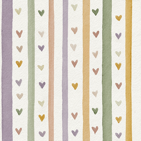 D2530 - Florzinha Romântica Coraçãozinho em Listras