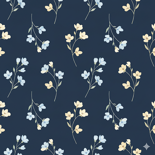 D2531 - Florzinha Romântica Miosotis Marinho