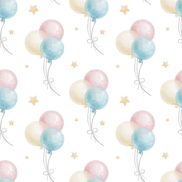 DF027 - Fraldinha Trio Balões