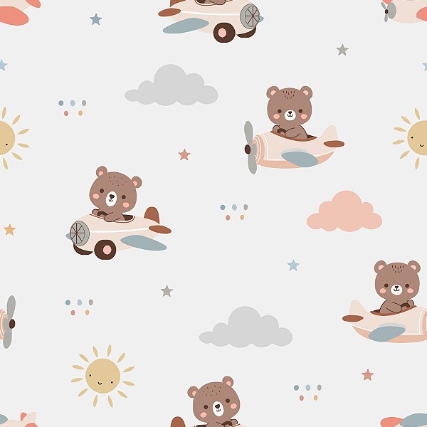 DF036 - Fraldinha Ursinho Aviador