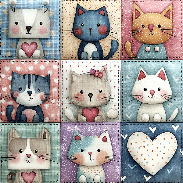D2402 - Patch Bichinhos Gatinhos