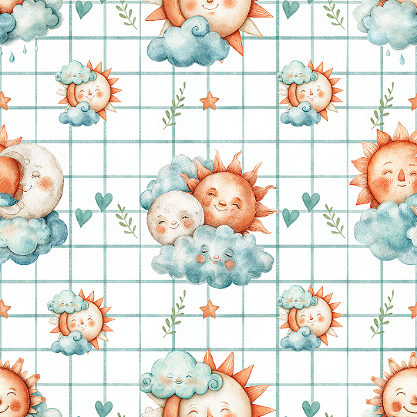 D2462 - Baby Bears Sol e Lua