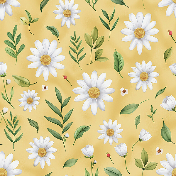 D2491 - Love Daisies Yellow Daisy
