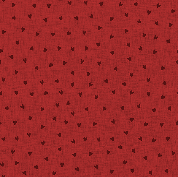 CRT01C15 - Coração Textura Vermelho