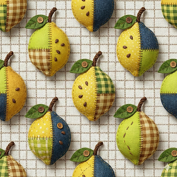 D2567 - Frutas Patchwork Peras