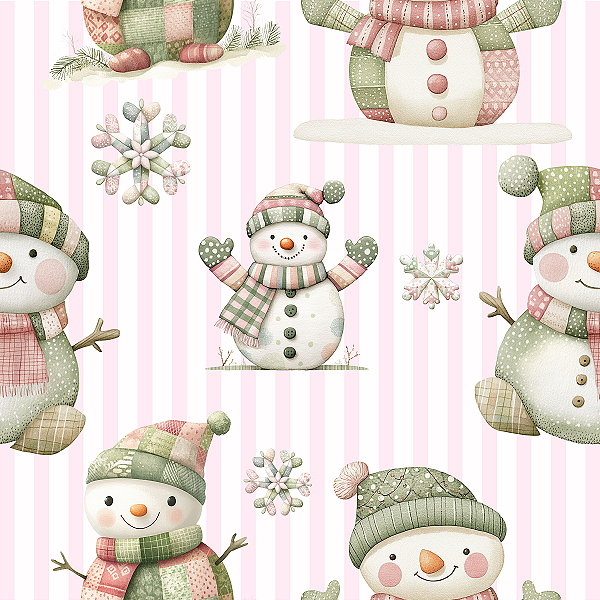 DN295 - NATAL 26 - Boneco de Neve Clarinho