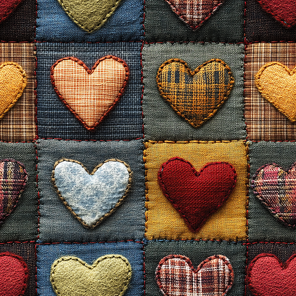 D2666 - Love Hearts Country Heart