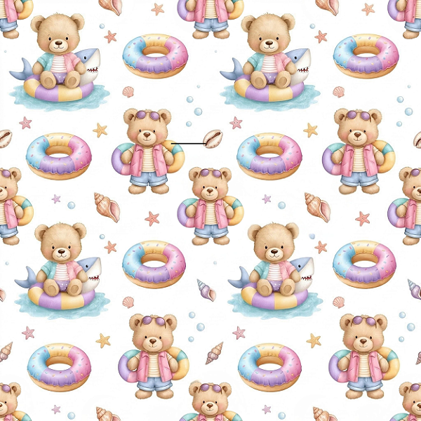 D2714 - Summer Bears Boias Tubarão