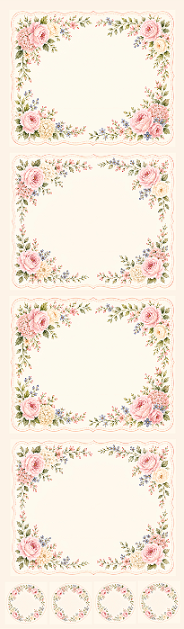 DS060 - Sarja Jogo Americano Light Floral