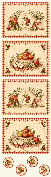 DS064 - Sarja Jogo Americano Apples