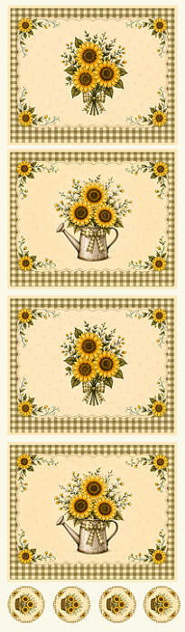 DS065 - Sarja Jogo Americano Sunflowers